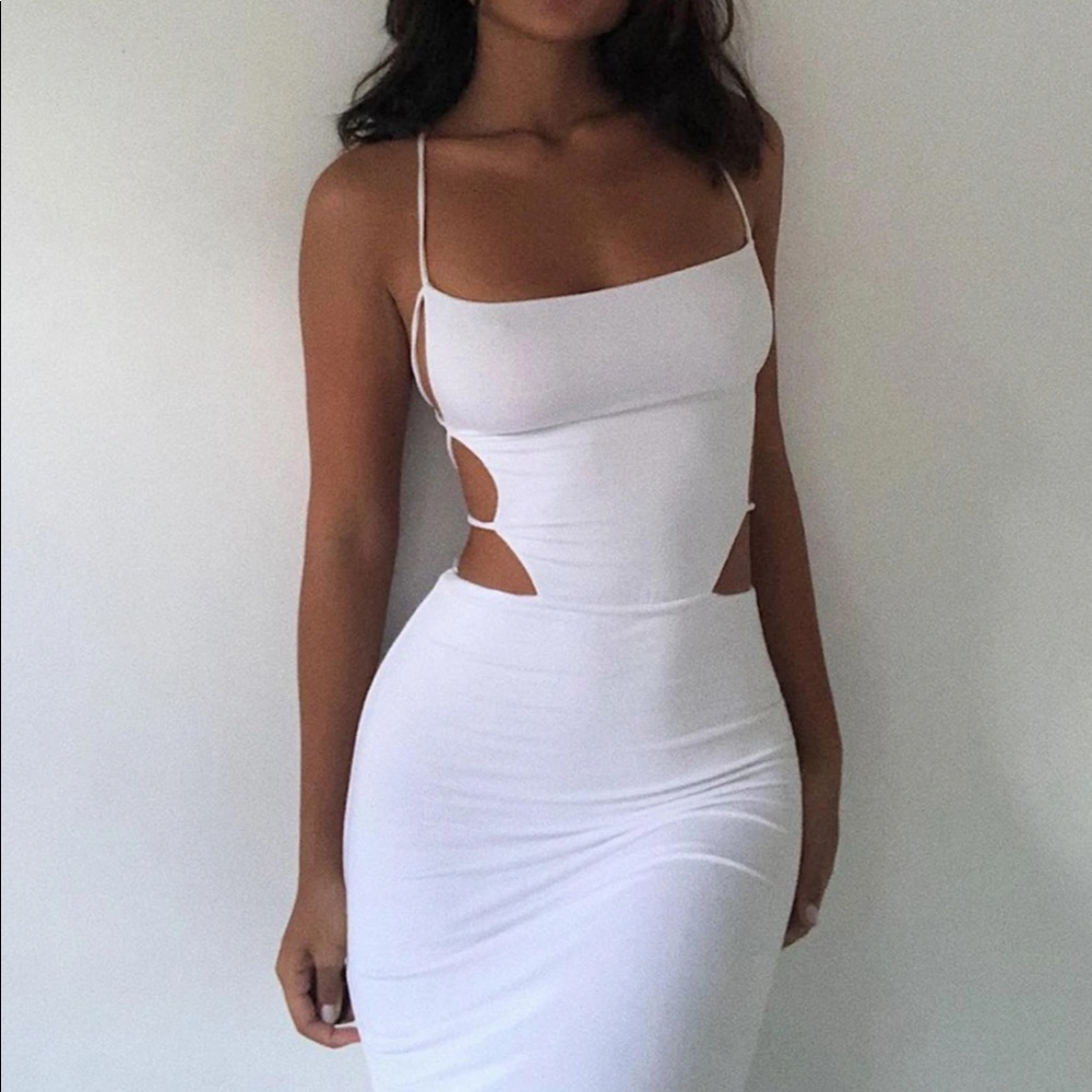 INDAH Tamri Maxi Dress in Opal 0 XS NWT